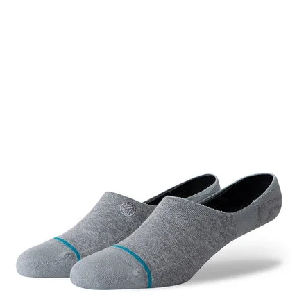 Gamut 2 No Show Heather Grey Socks