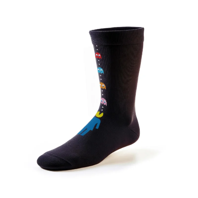 Girl x Pac-Man Game Over Black Socks