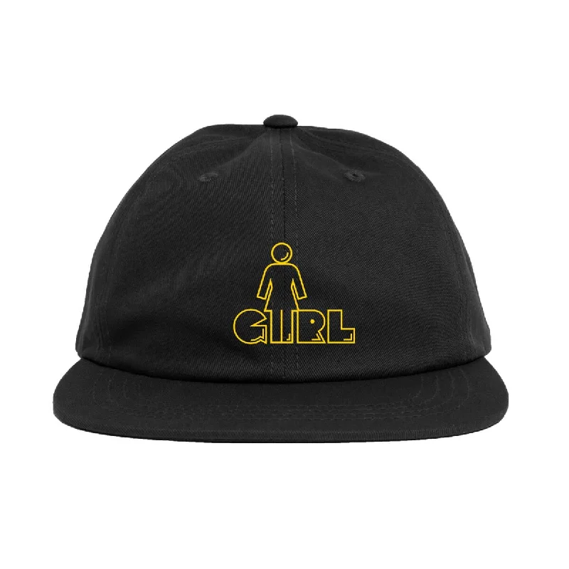 Girl x Pac-Man OG-Man Embroidered 6-Panel Snapback Hat