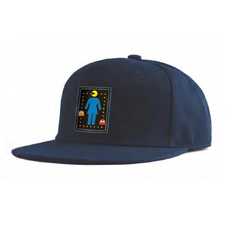 Girl x Pac-Man OG Pac-Lock Navy 5-Panel Hat