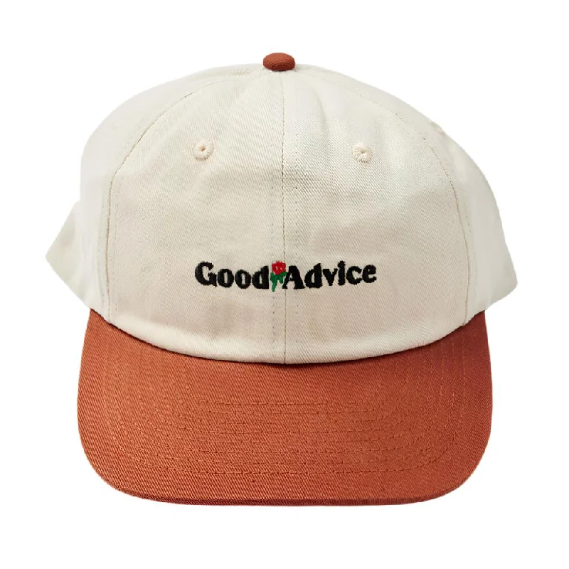 Good Advice Chat Line Cap - Cream / Rust