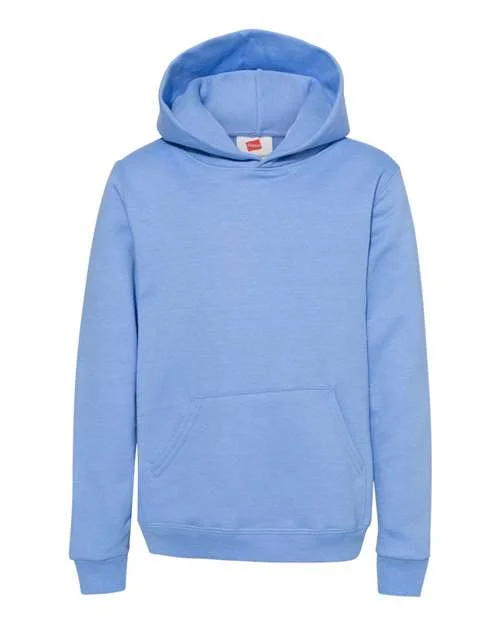 Hanes P473 Ecosmart Youth Hooded Sweatshirt - Carolina Blue