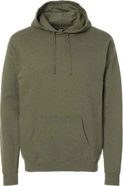 Hanes RS170 Perfect Fleece Hooded Sweatshirt - Fatigue Green