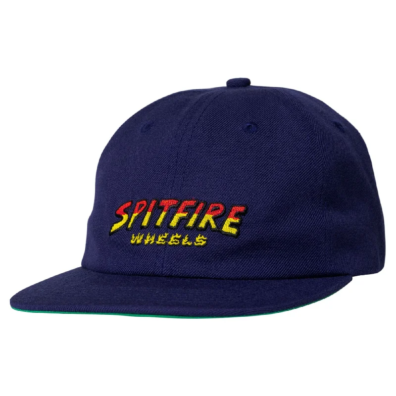 Hell Hounds Script Strapback | Navy