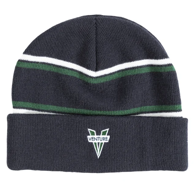 Heritage Cuff Beanie | Navy/White/Green