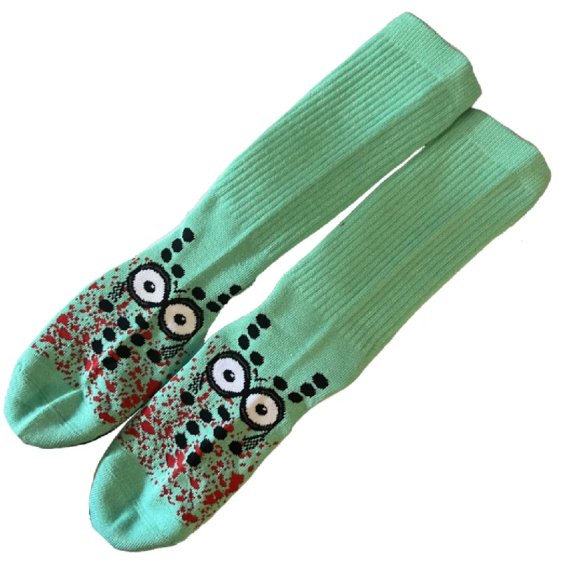 Heroin Skateboards Curb Killer Socks - Teal