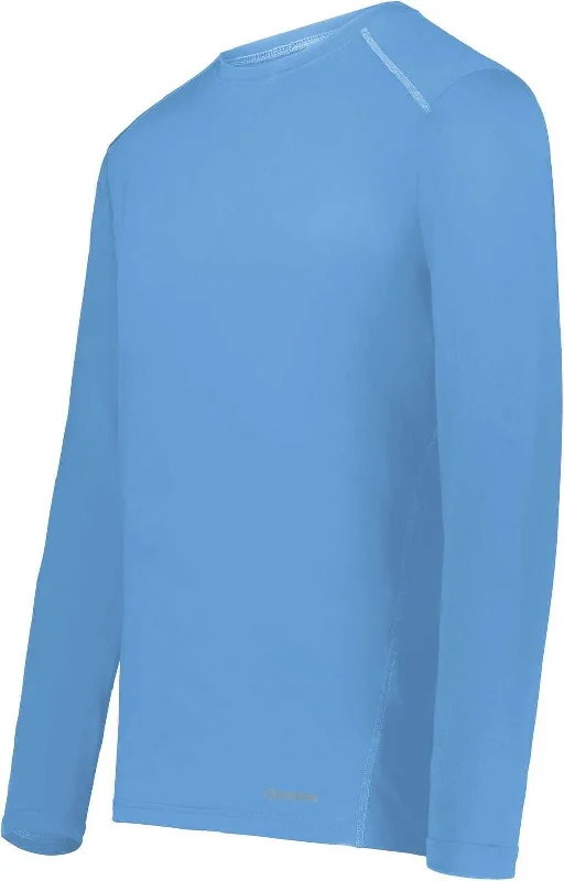 Holloway 222138 Coolcore Essential Long Sleeve Tee - Columbia Blue