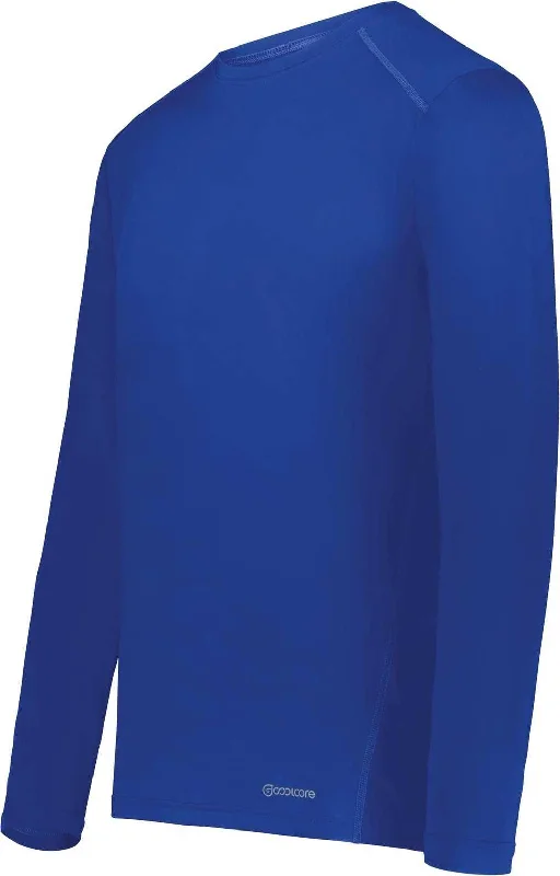 Holloway 222138 Coolcore Essential Long Sleeve Tee - Royal