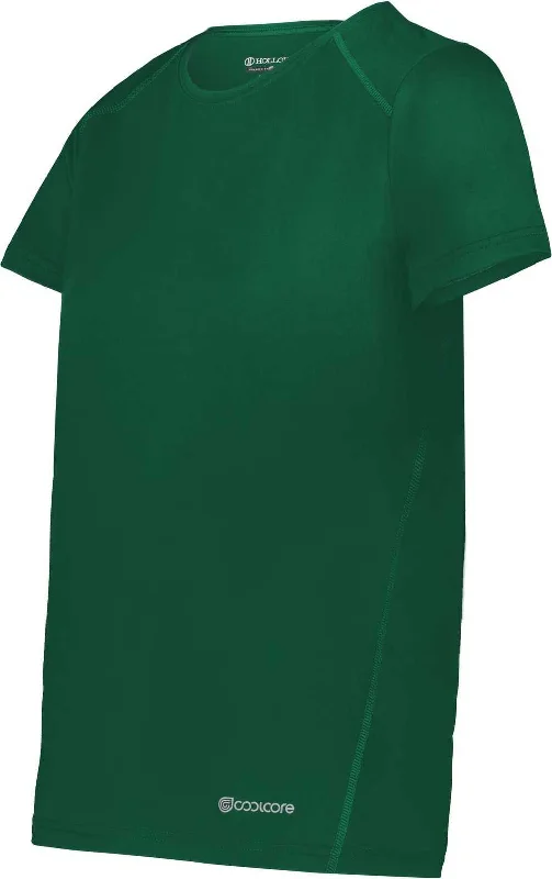 Holloway 222336 Ladies Coolcore Essential Tee - Dark Green