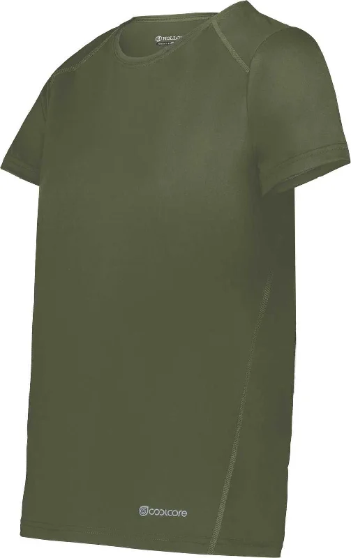 Holloway 222336 Ladies Coolcore Essential Tee - Olive