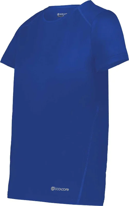 Holloway 222336 Ladies Coolcore Essential Tee - Royal