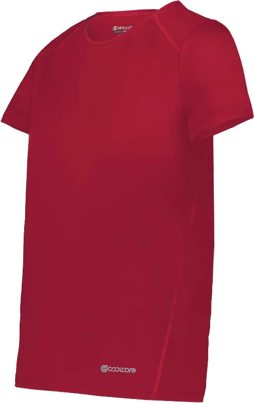 Holloway 222336 Ladies Coolcore Essential Tee - Scarlet