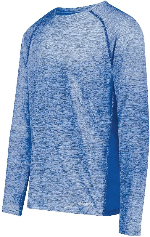 Holloway 222570 Electrify CoolCore Long Sleeve T-Shirt - Royal Heather