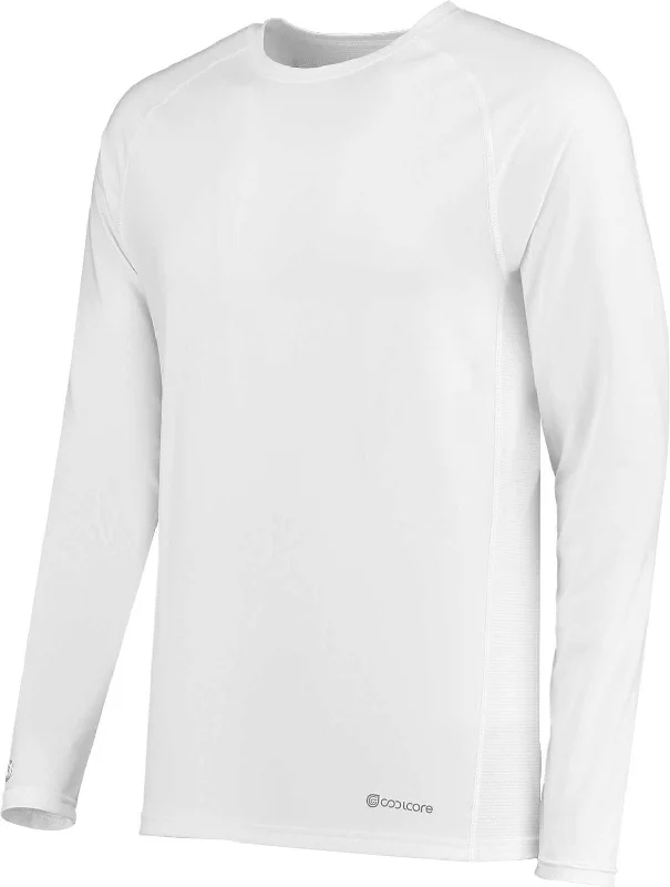 Holloway 222570 Electrify CoolCore Long Sleeve T-Shirt - White