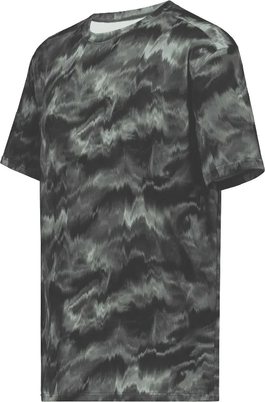 Holloway 222596 Stock Cotton Touch Poly Tee - Shockwave Graphite