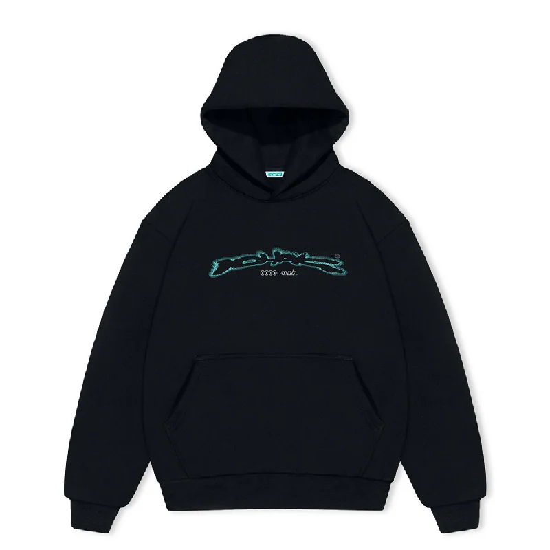 ICHPIG HD VISUALS CORDLESS HOODIE BLACK NEON