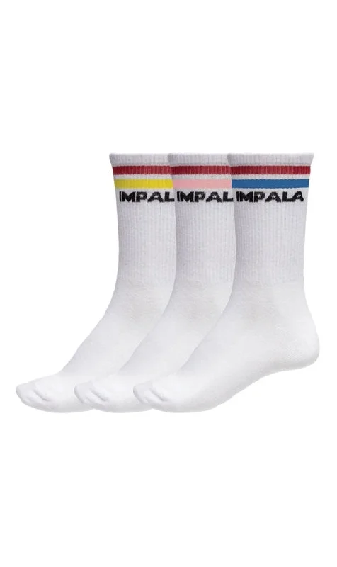 Impala Stripe Socks 3pk Multi