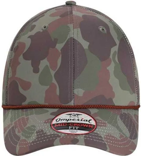 Imperial 5058 The Outtasite Cap - Frog Skin Camo Green