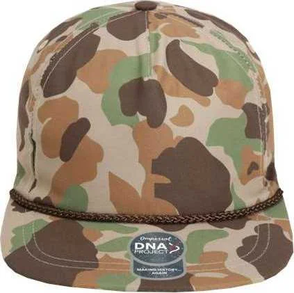 Imperial DNA010 The Aloha Rope Cap - Frog Skin Camo Brown