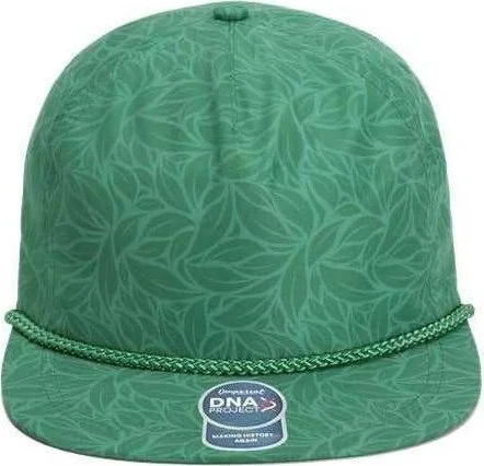 Imperial DNA010 The Aloha Rope Cap - Green Floral