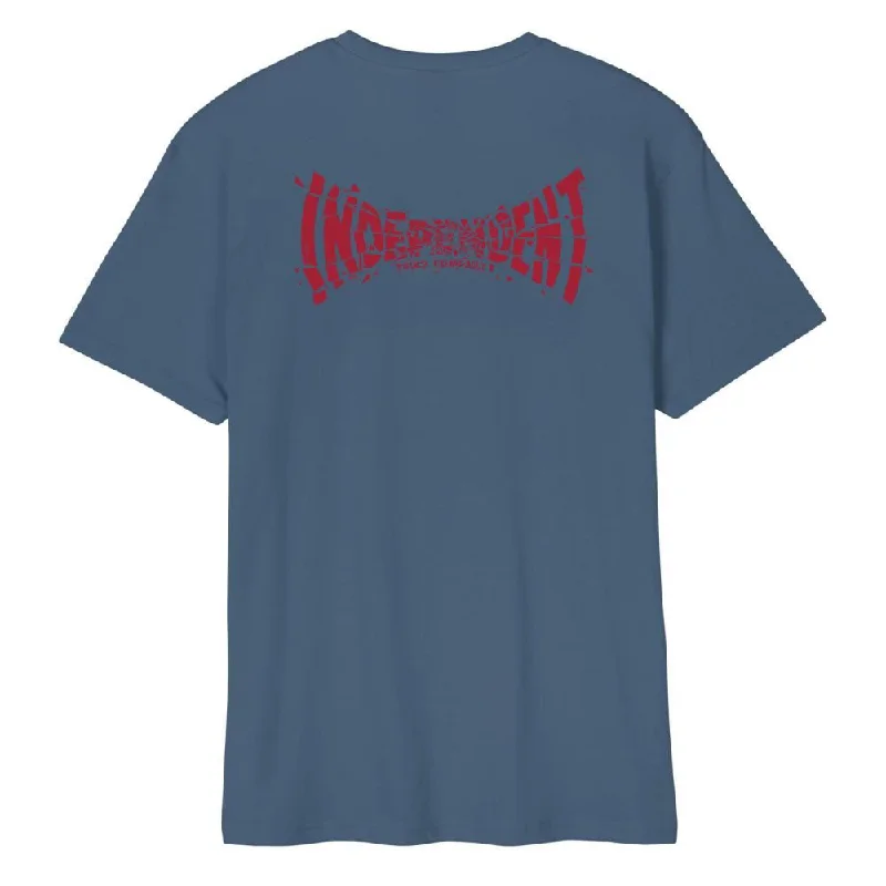 Independent T-Shirt Shattered Span - Steel Blue