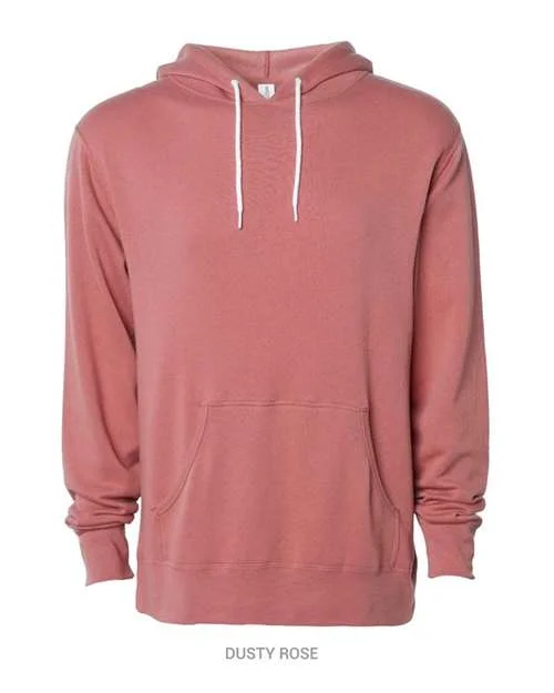 Independent Trading Co AFX90UN Unisex Lightweight Hooded Sweatshirt - Dusty Rose