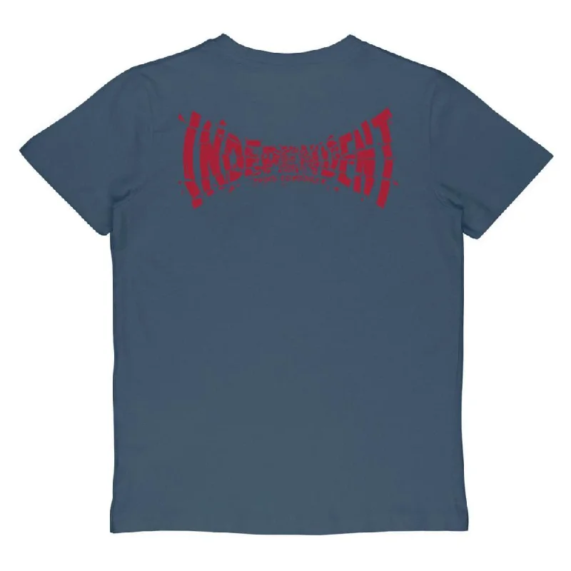 Independent Youth T-Shirt Youth Shattered Span - Steel Blue