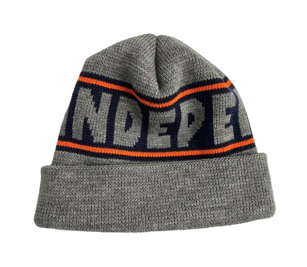 Indy Beanie Bar Logo | Dark Grey