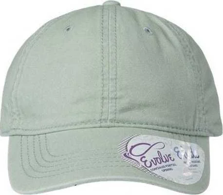 Infinity Her CASSIE Women's Pigment-Dyed Fashion Undervisor Cap - Sage Polka Dots