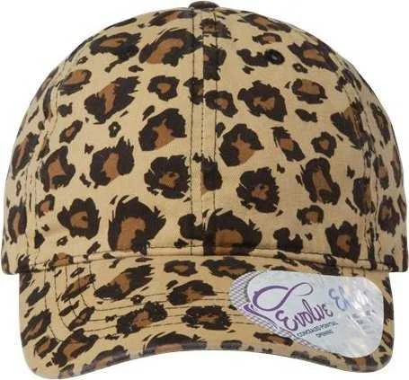 Infinity Her HATTIE Women's Garment-Washed Fashion Print Cap - Leopard