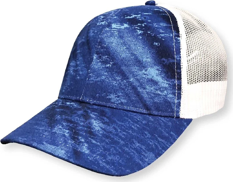 Kati LC5M Camo Mesh-Back Cap - Realtree Fishing Blue White