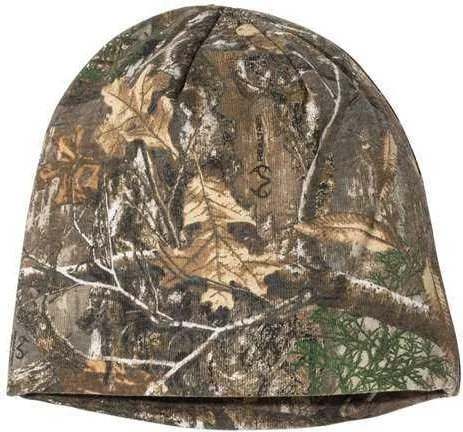 Kati LCB08 8" Camo Knit Beanie - Realtree Edge