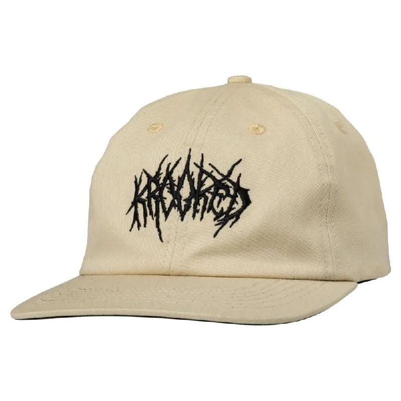 Krooked Cap Necro Skript Off White / Black - O/S