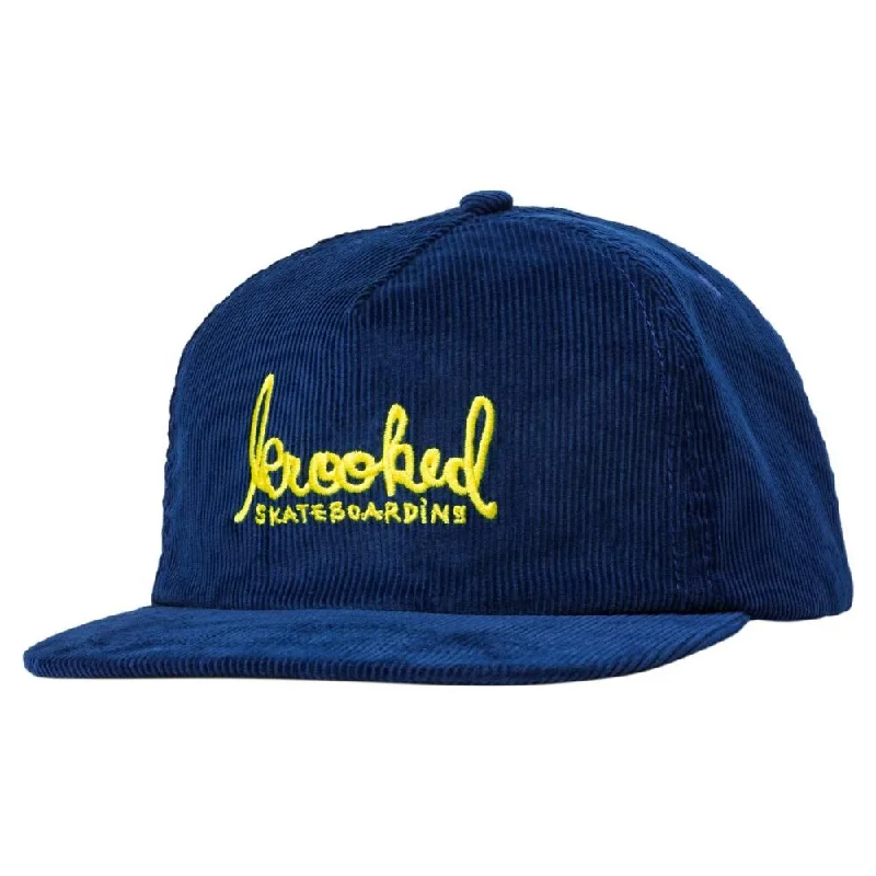 Krooked Snapback Skript Blue / Yellow - O/S