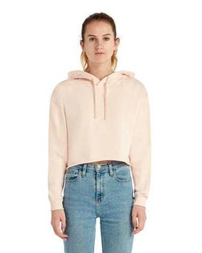 Lane Seven LS12000 Ladies' Cropped Fleece Hoodie - Pale Pink