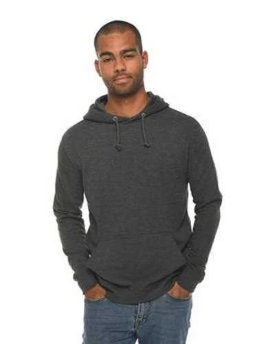 Lane Seven LS13001 Unisex French Terry Pullover Hooded Sweatshirt - Heather Charcoal