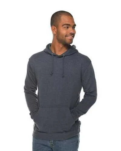 Lane Seven LS13001 Unisex French Terry Pullover Hooded Sweatshirt - Heather Denim