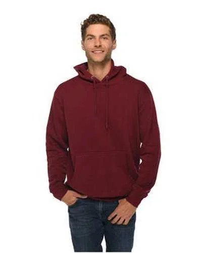 Lane Seven LS14001 Unisex Premium Pullover Hooded Sweatshirt - Burgundy