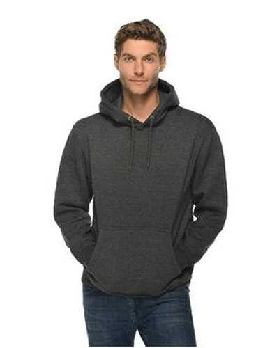 Lane Seven LS14001 Unisex Premium Pullover Hooded Sweatshirt - Charcoal Heather