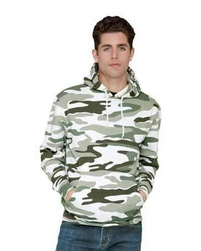 Lane Seven LS14001 Unisex Premium Pullover Hooded Sweatshirt - Sage Camo