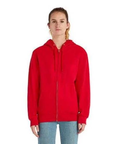 Lane Seven LS14003 Unisex Premium Full-Zip Hooded Sweatshirt - Red