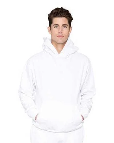 Lane Seven LS16001 Unisex Urban Pullover Hooded Sweatshirt - White