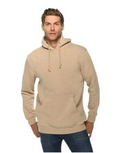 Lane Seven LS19001 Unisex Heavyweight Pullover Hooded Sweatshirt - Mushroom