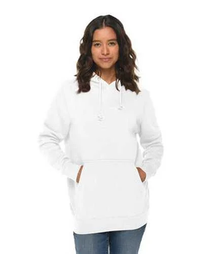 Lane Seven LS19001 Unisex Heavyweight Pullover Hooded Sweatshirt - White