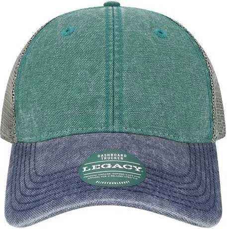 Legacy DTA Dashboard Trucker Cap - Marine Navy Gray