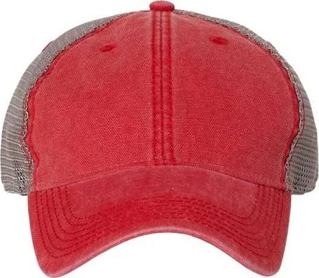 Legacy DTA Dashboard Trucker Cap - Scarlet Red Grey