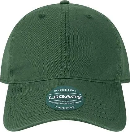 Legacy EZA Relaxed Twill Dad Cap - Dark Green