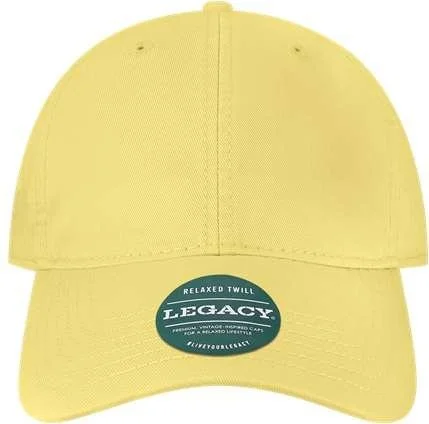 Legacy EZA Relaxed Twill Dad Cap - Lemon