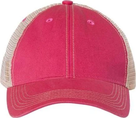 Legacy OFA Old Favorite Trucker Cap - Dark Pink Khaki