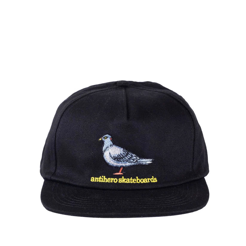 Lil Pigeon Snapback | Black Yellow